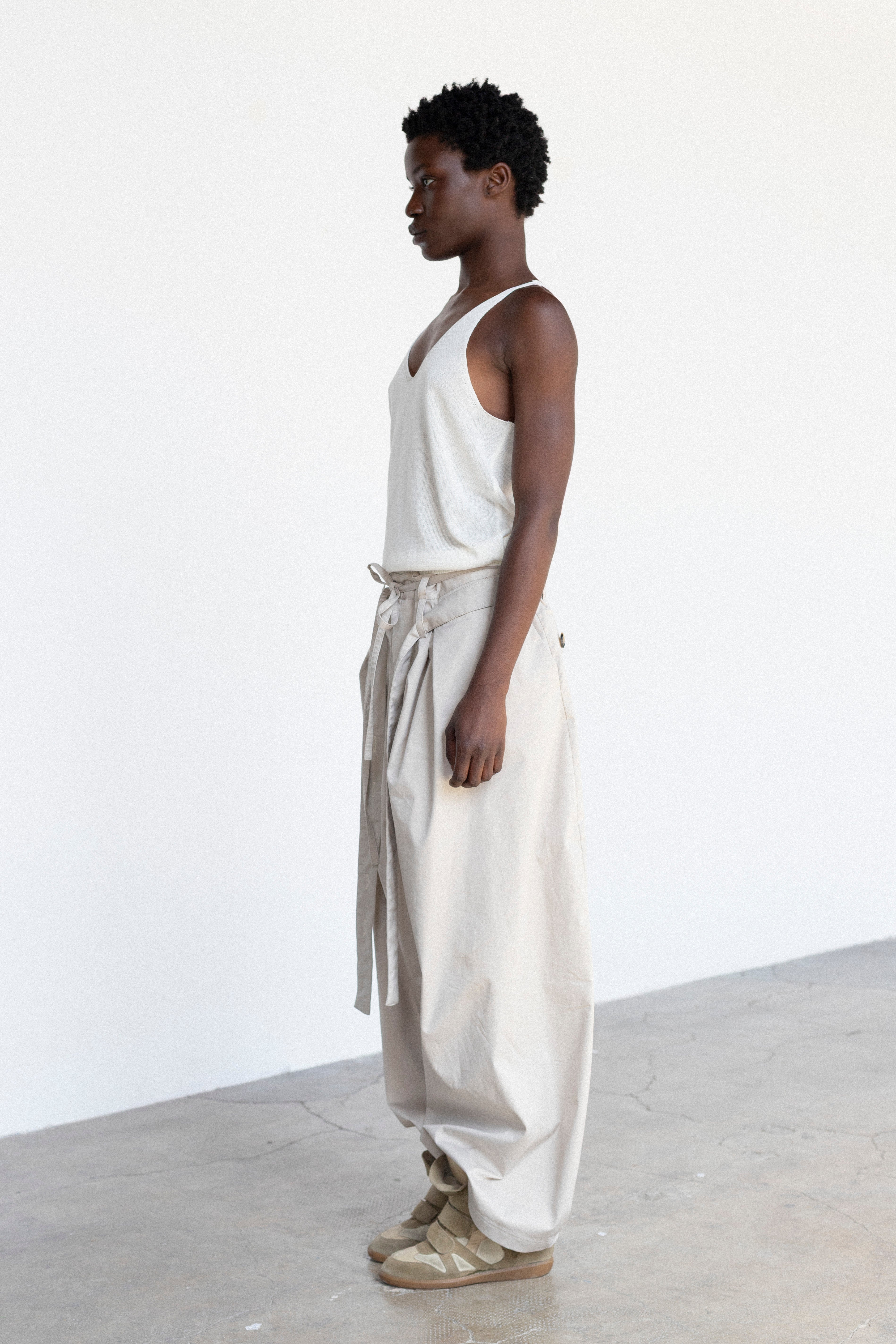 beige t2º pants